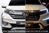 Bedah Perbedaan Membingungkan antara Civic Turbo ES vs Prestige